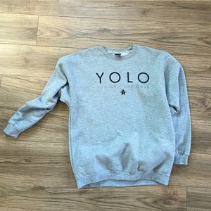 Drake Gray Crewneck Sweater